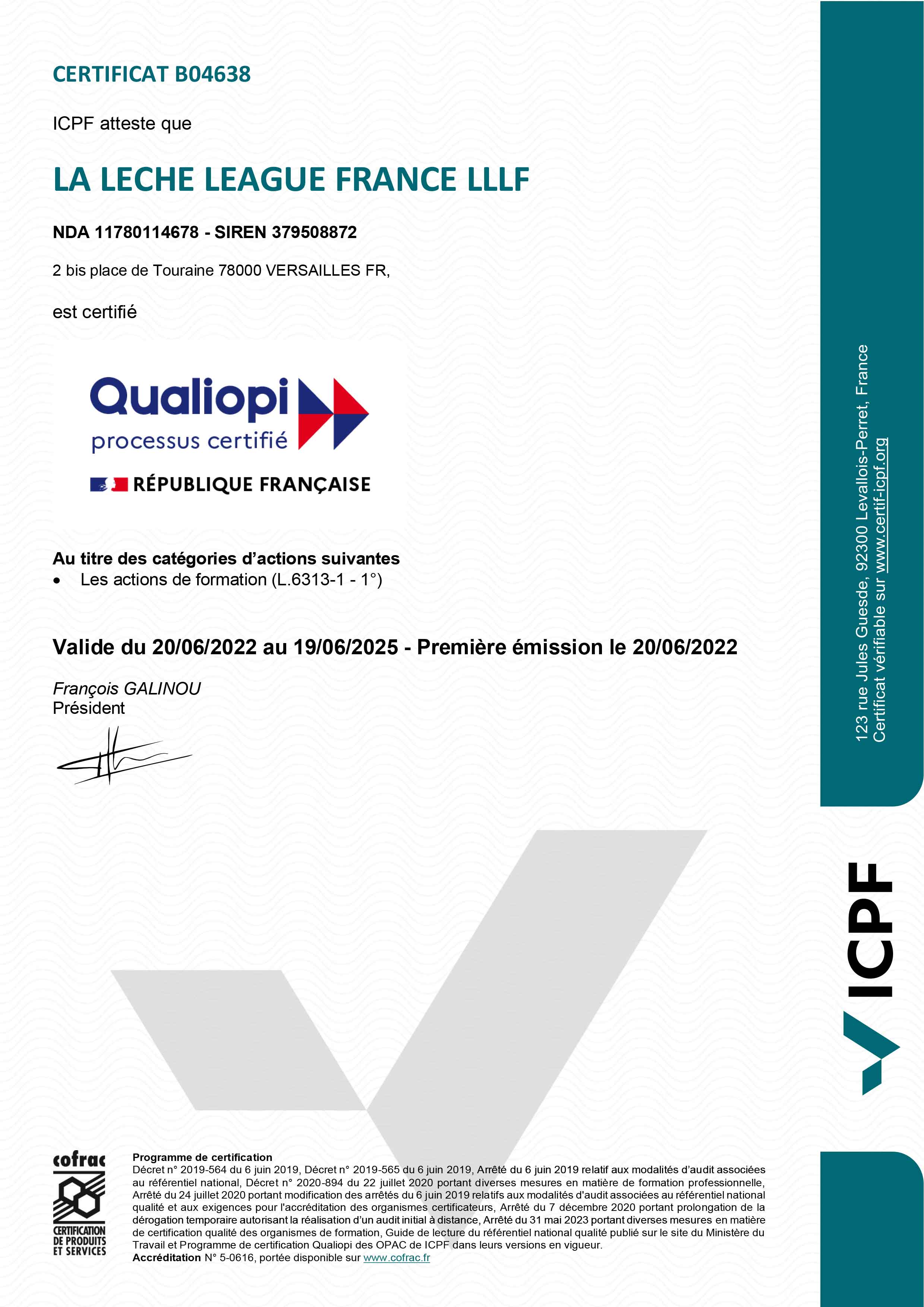 certificat B04638 1