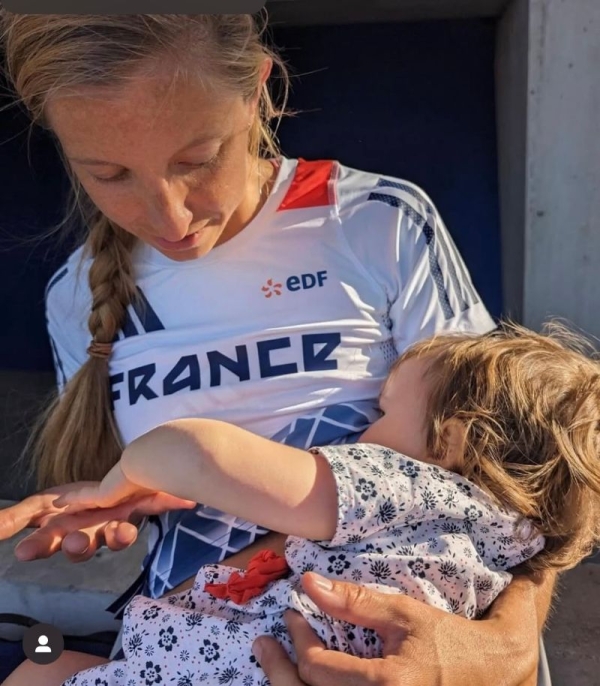 Manon Genest et sa fille