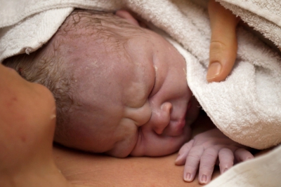 Naissance et première tétée